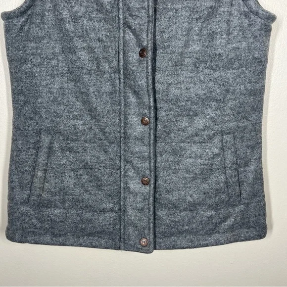 Cinch Gray & Tan Wool-Blend Western Vest - Picture 4 of 11